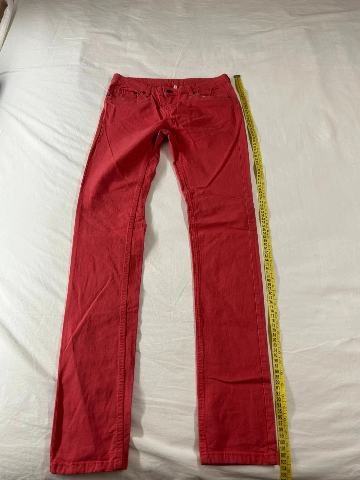 Jean slim rose corail chose promise